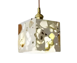 Terrazzo pendent - QTS-6027D - Size15*15*20